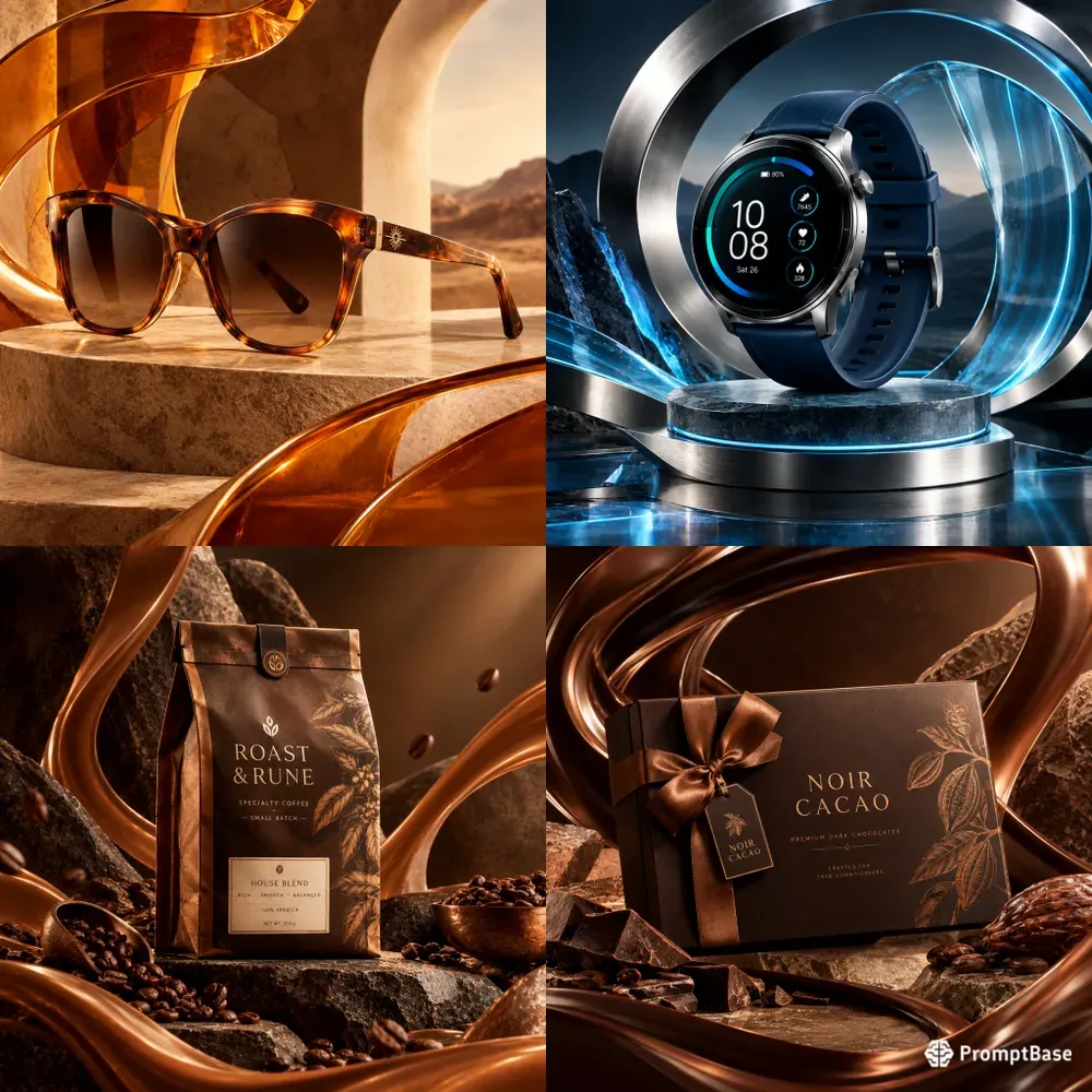 Sculpted Material Product Ads