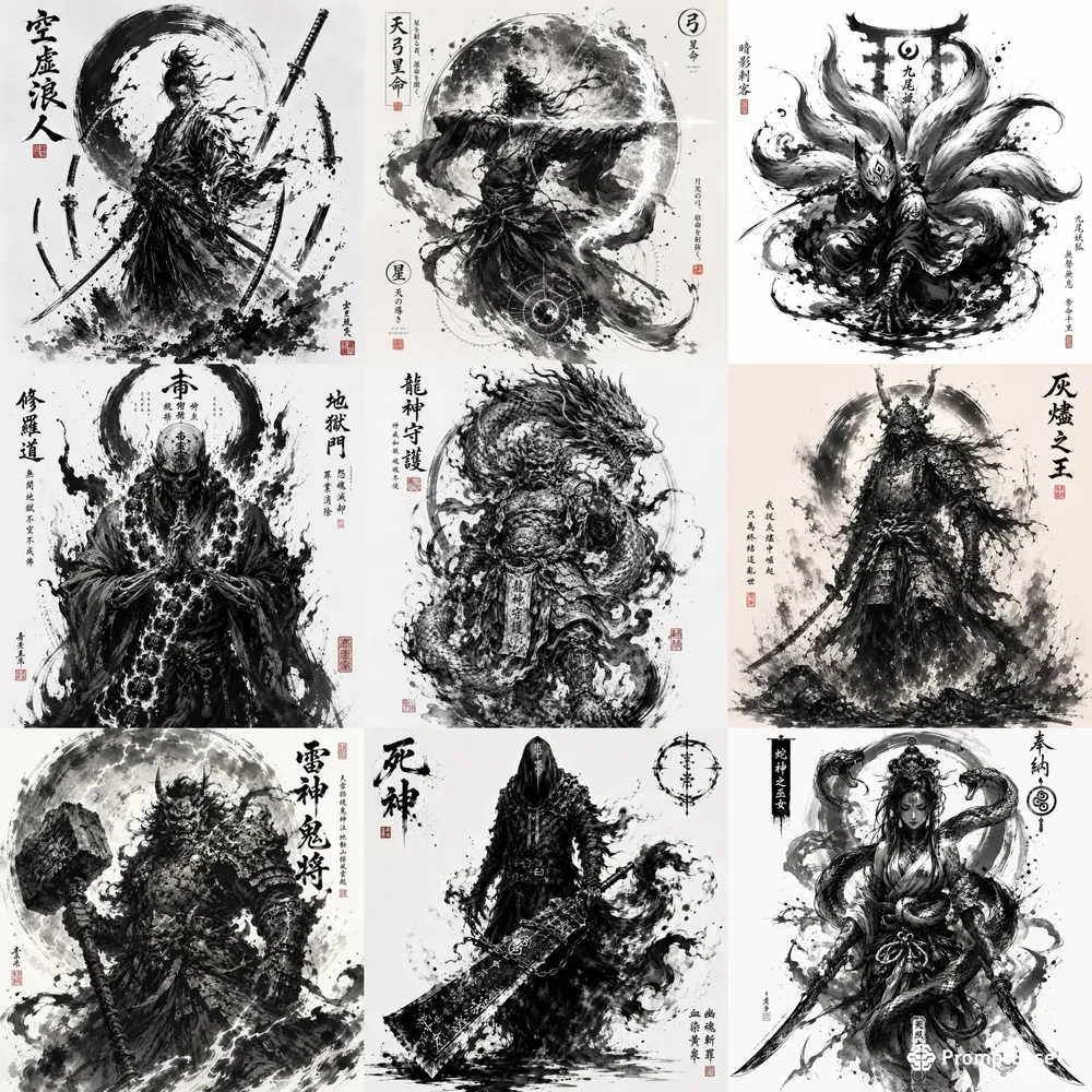 Shadow Warrior Ink Tattoo Packs