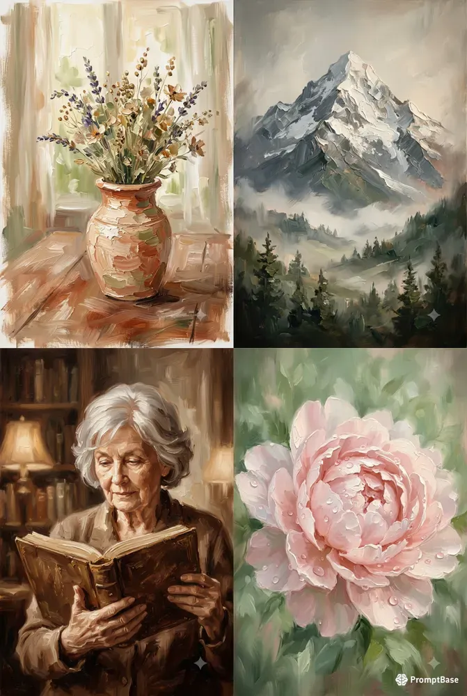 Masterpiece Impasto Oil Paintings