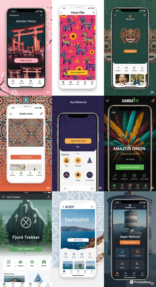 Culturallythemed App Ui Designers