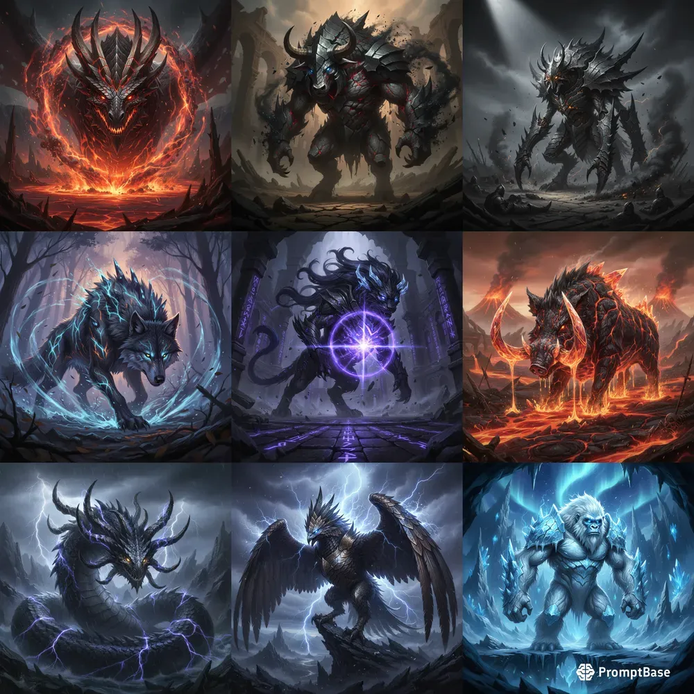 Mythic Beast Boss Packs