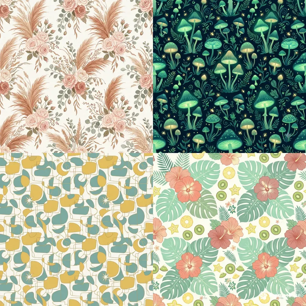 Seamless Fabric Wallpaper Pattern Genes