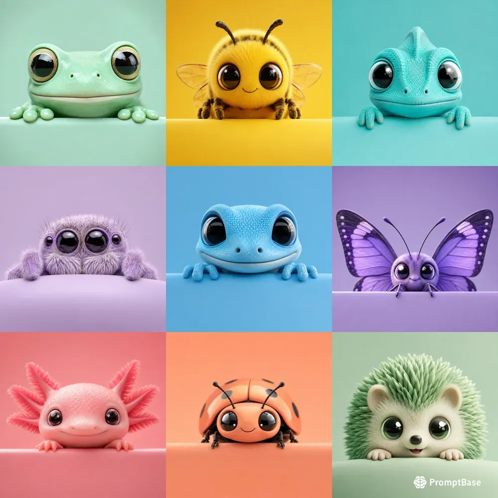 Pastel Creature Portrait Studios
