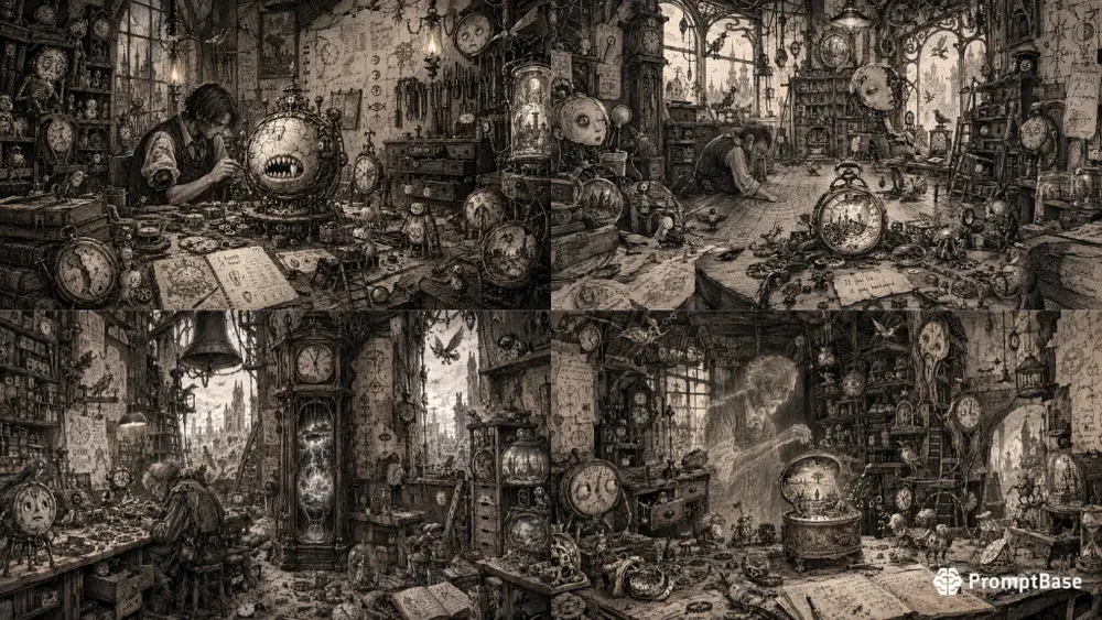 Surreal Clockmaker Workshops