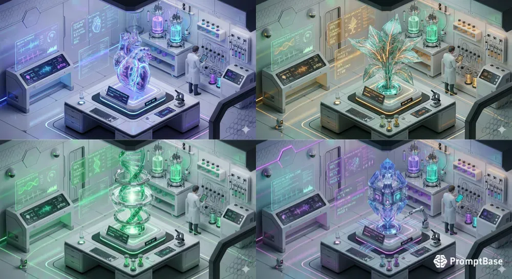 Biotech Scene Generator For Saas