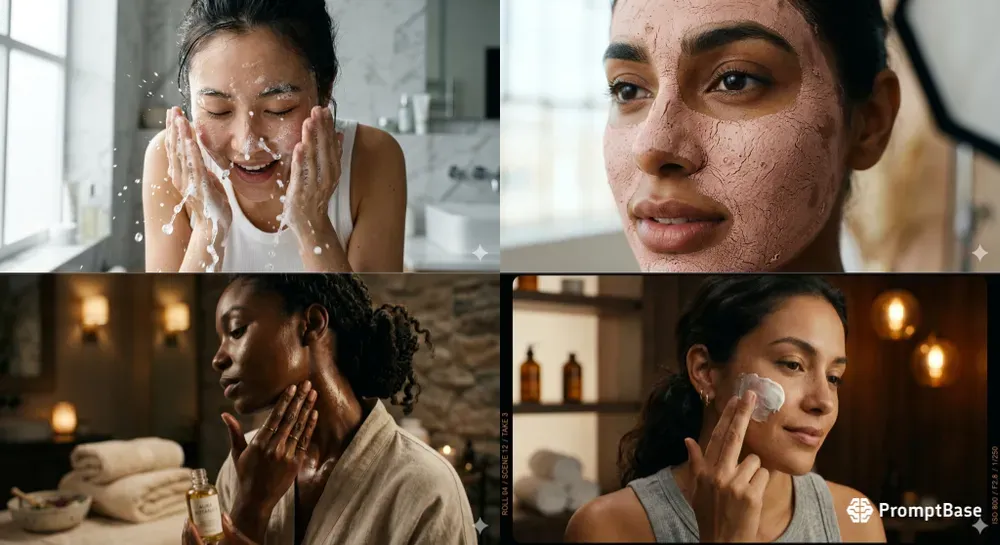 Cinematic Photorealistic Skincare