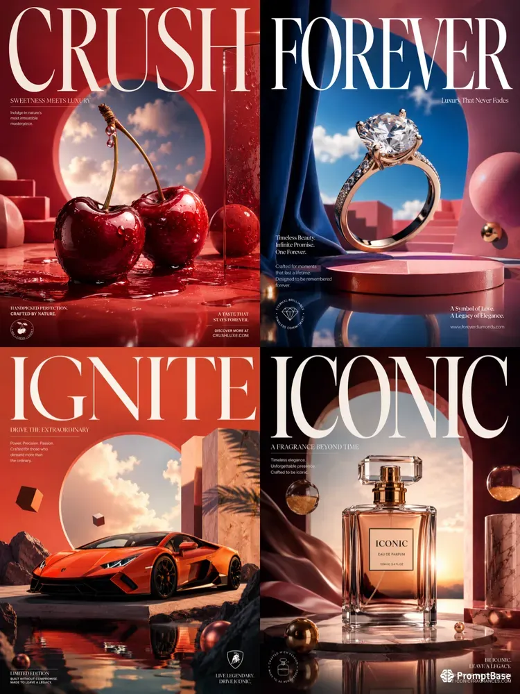 Luxury Pop Advertising Generator