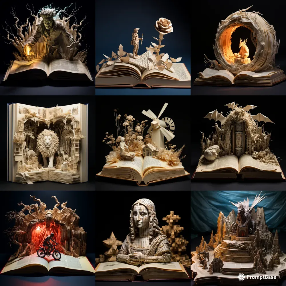 Movies Emerging From Magic Books
