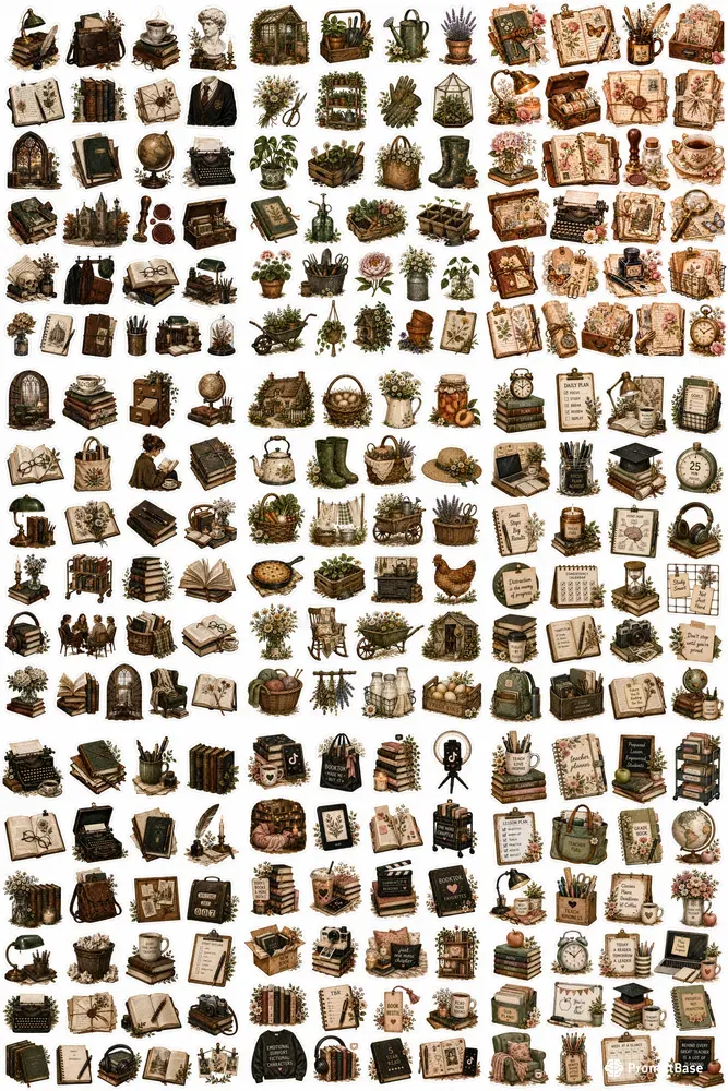 Illustrated Sticker Sheet Generator