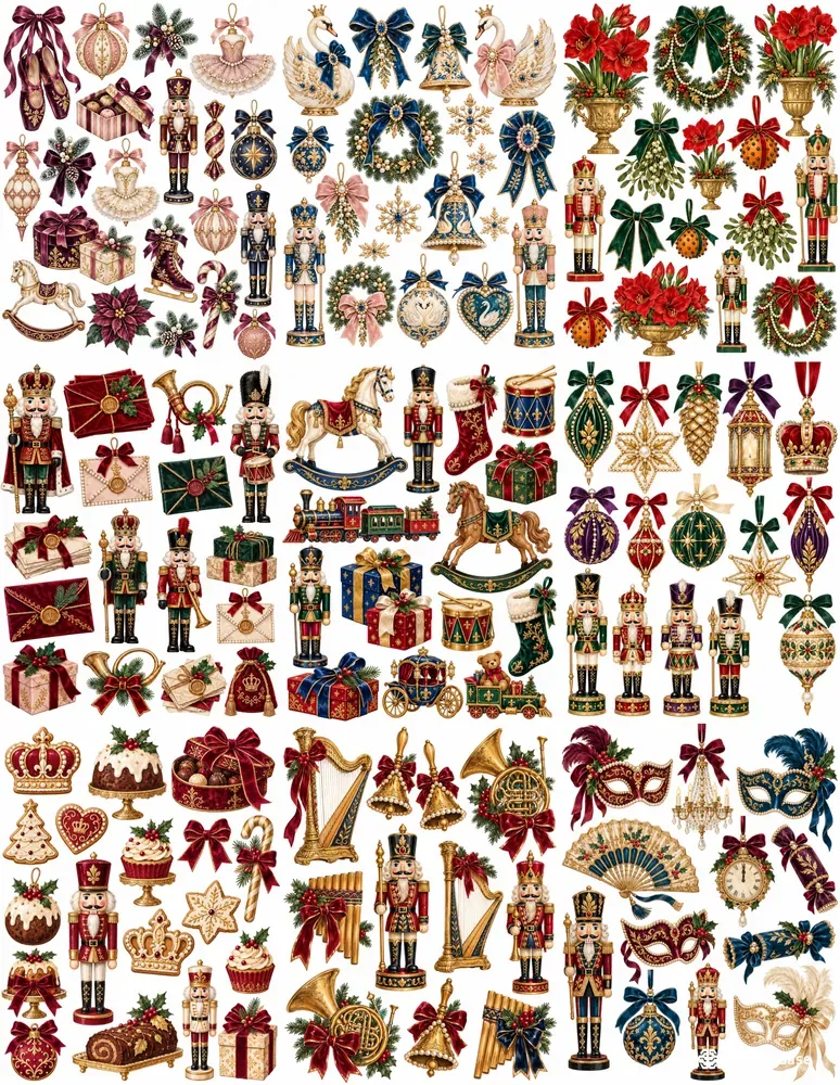 Royal Christmas Clip Art