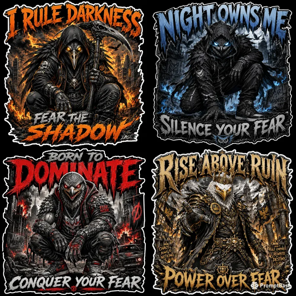 Dark Bird Street Mascot Designs