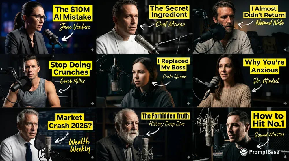 Viral Authority Podcast Thumbnails