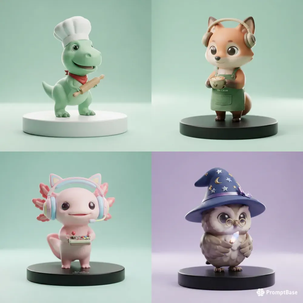 Cute 3D Vinyl Figurine Creators