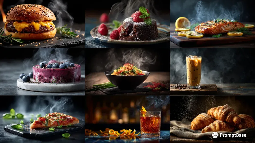 Moody Food Drink Commercial Shots
