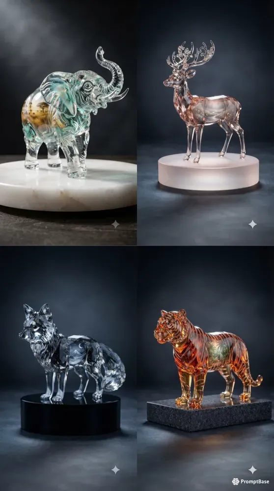 Glass Animal Sculpture Generator
