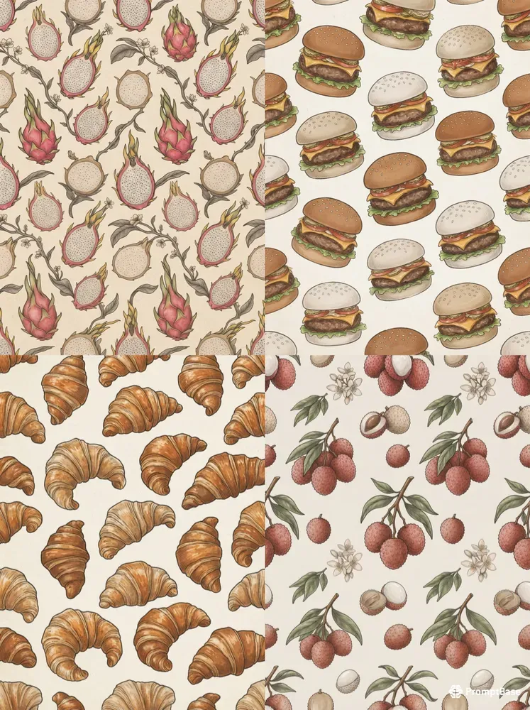 Nostalgic Storybook Seamless Patterns