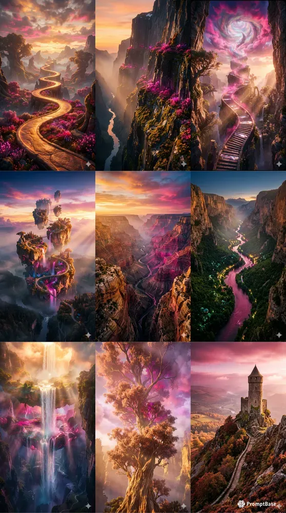 Cinematic Vertical Landscapes