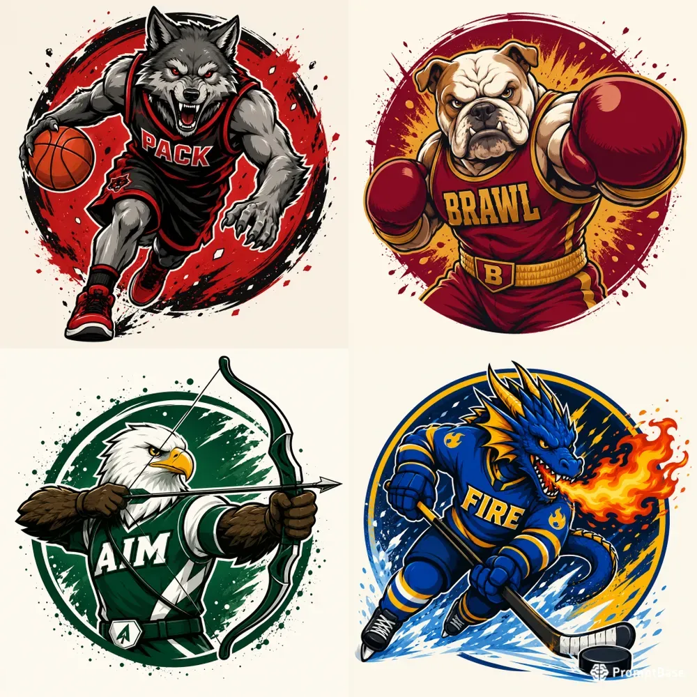 Dynamic Sports Mascot Creators