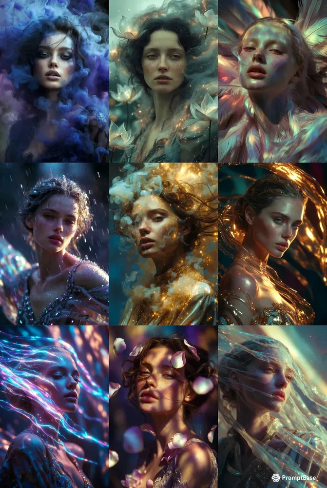 Emotional Surreal Narrative Portraits