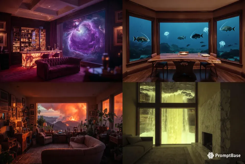 Surrealist Impossible Interiors