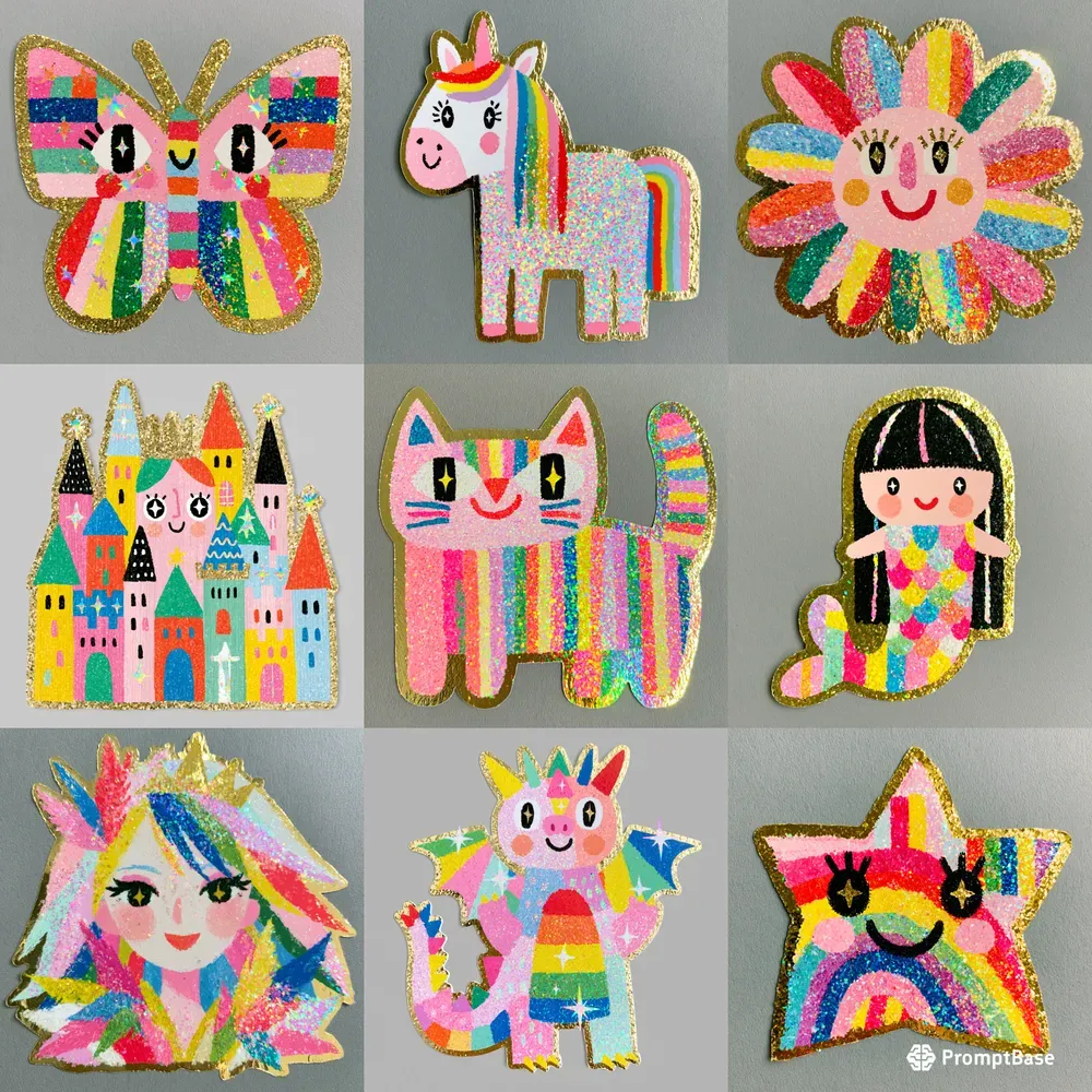 Enchanting Kawaii Stickers For Children