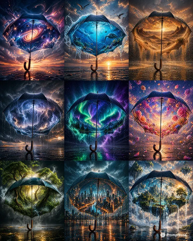 Worlds That Unfold From Rain