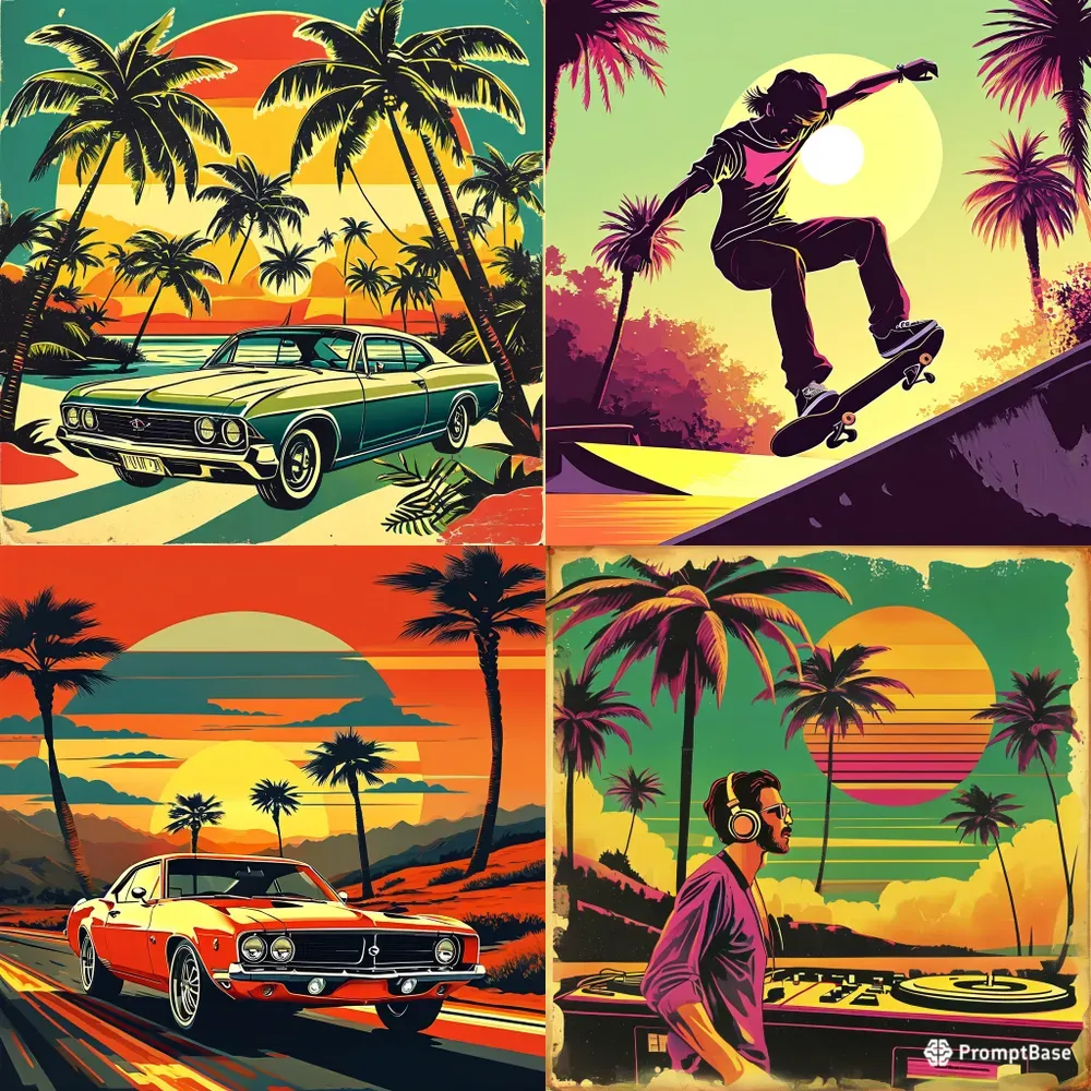 Vintage Retro For Tshirts