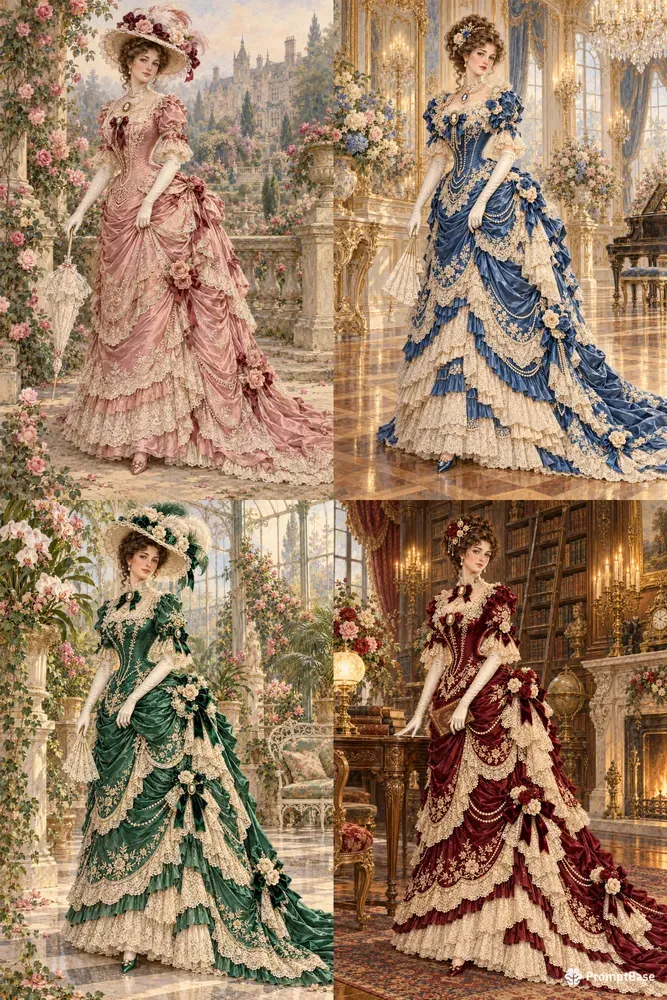 Victorian Fashion Illustration Generator