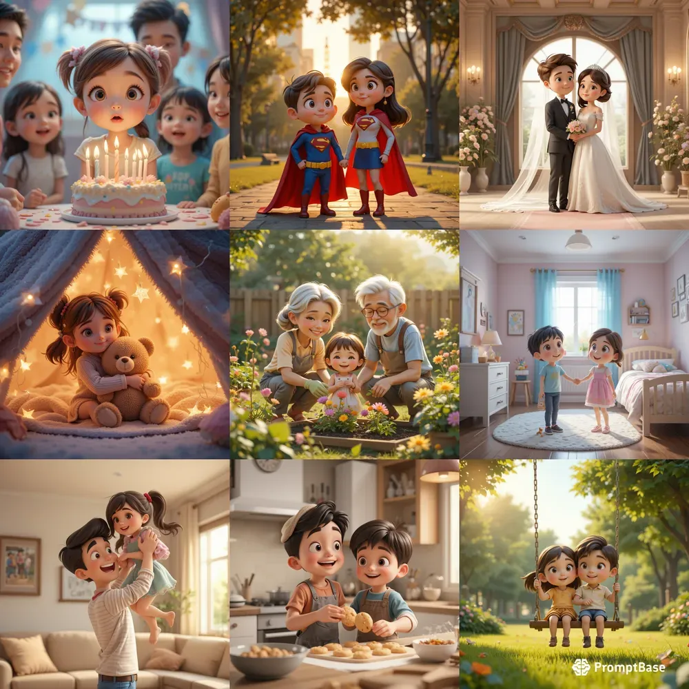 Cozy Cartoon Moments