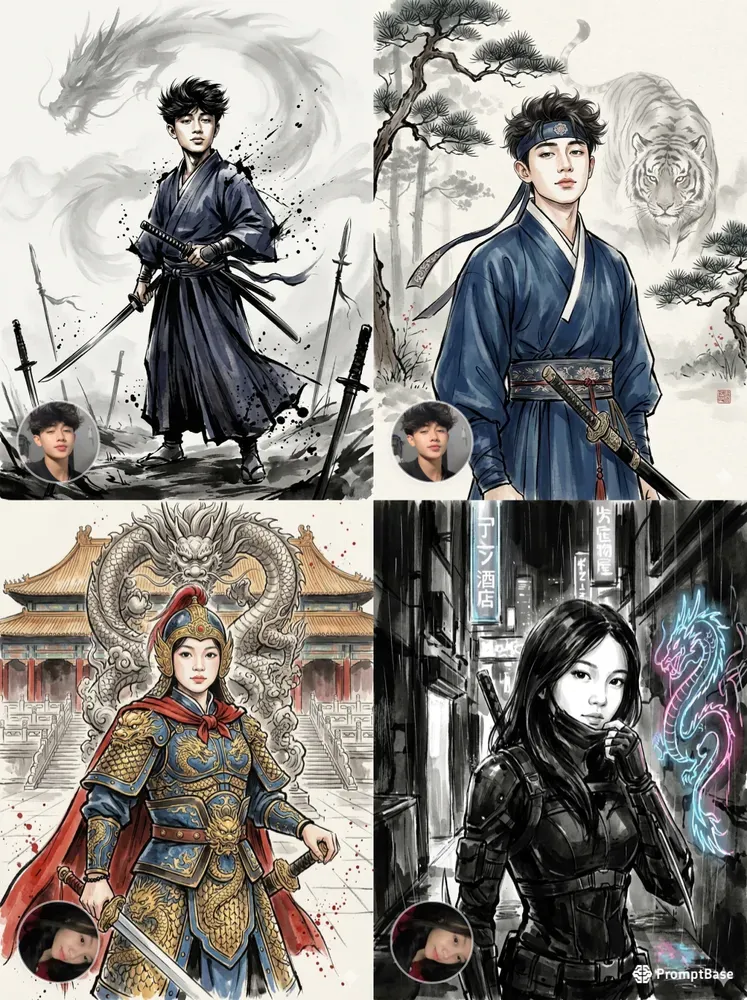 Ink Warriors East Asian Legends