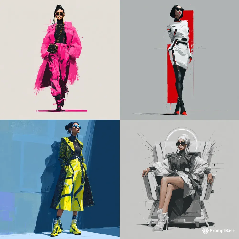 Neolux Cyber Fashion Editorials