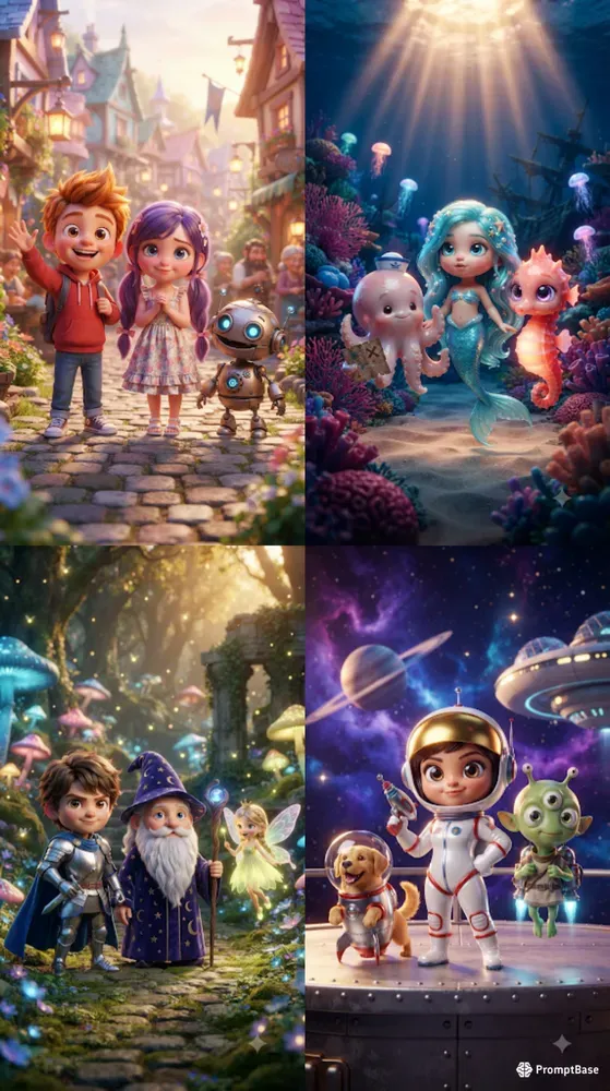 Ultimate 3D Cartoon Character Series