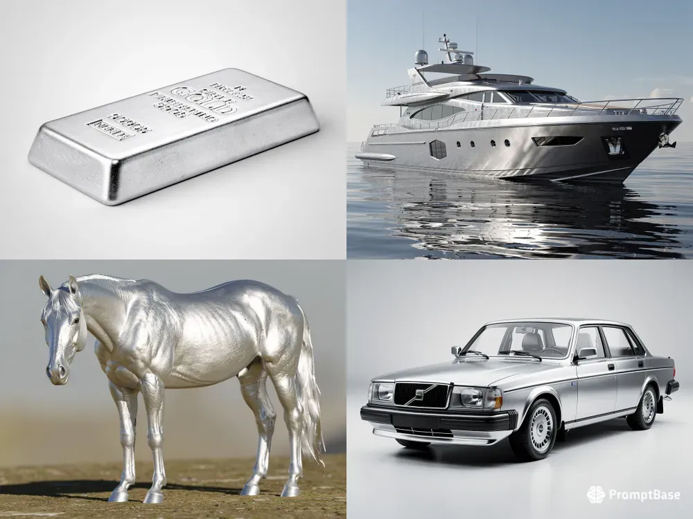 Texture Silver Surfaces