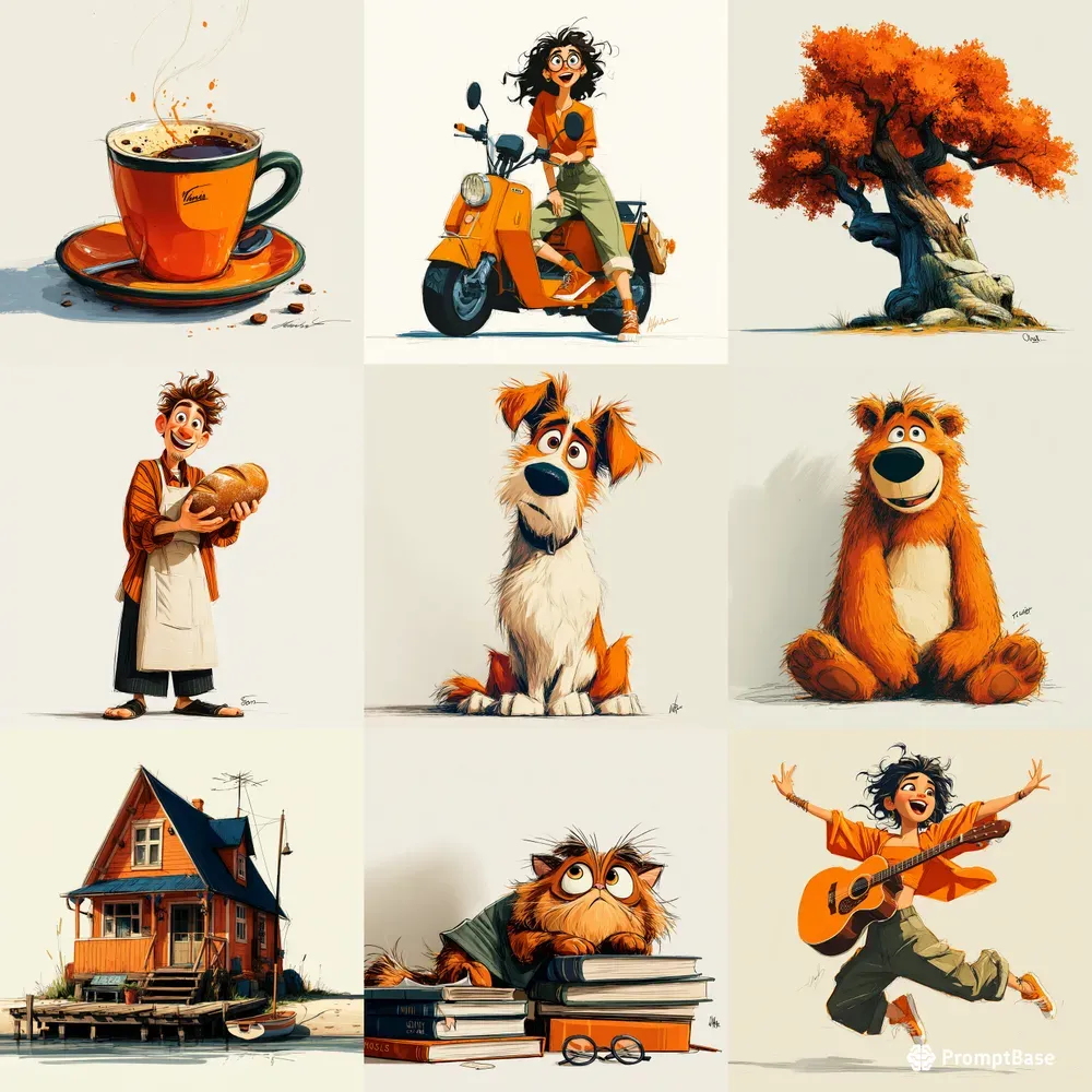 Animation Sketch Cartoon Ink Concepts