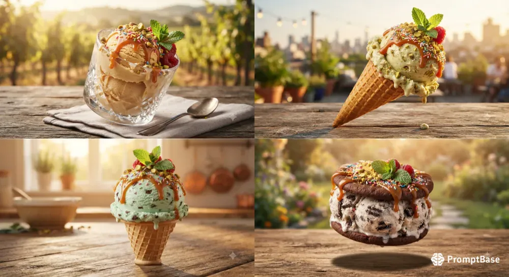 Classic Photoshoot 3D Icecreams