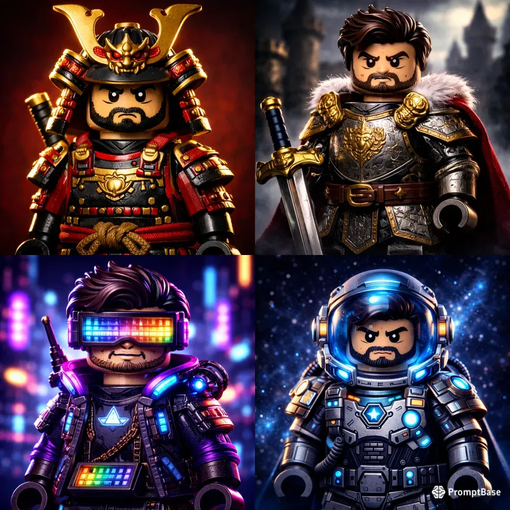 Cinematic Toy Character Portrait Generator