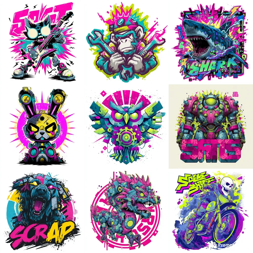 Neon Scrap Spirit Tshirt Studios
