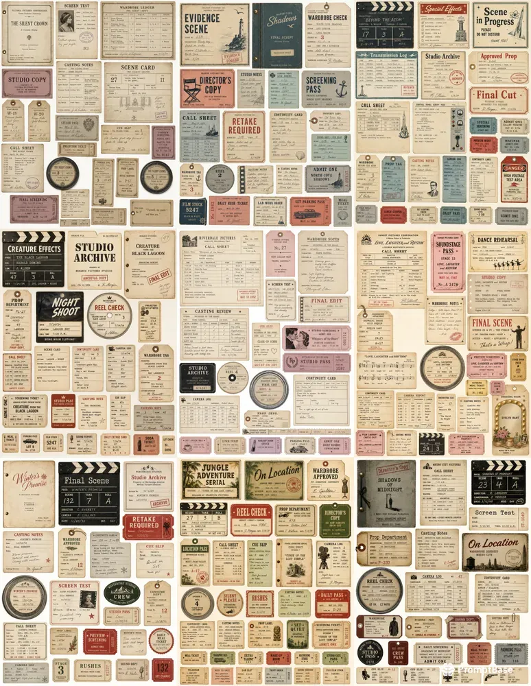Film Production Paper Ephemera