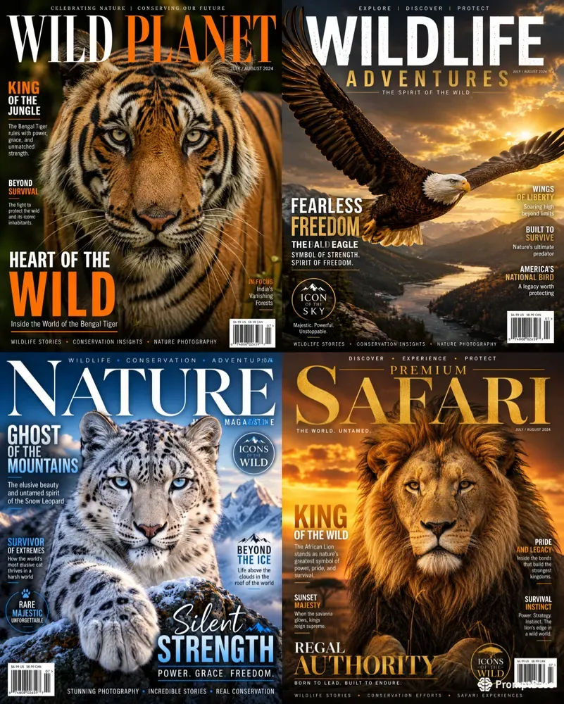 Wildlife Magazine Cover Creators