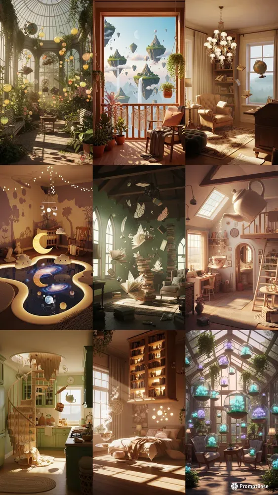 Cozy Surreal Interiors