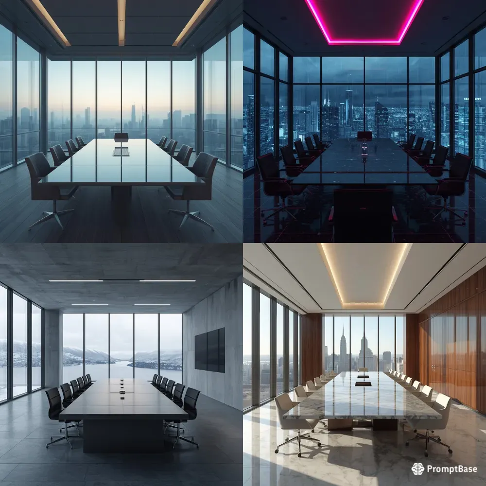Executive Virtual Boardroom Backgrounds