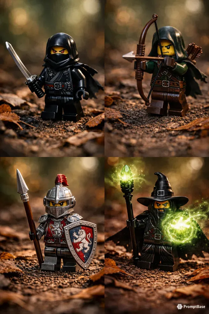 Autumn Forest Lego Toy Scenes