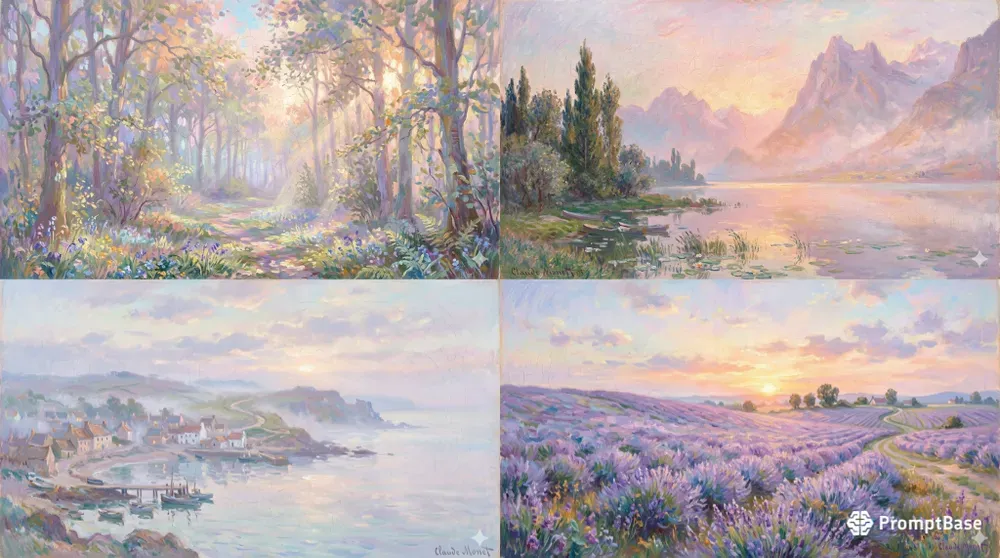 Dreamy Impressionist Landscape Generator