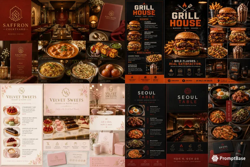 Luxury Restaurant Brandings