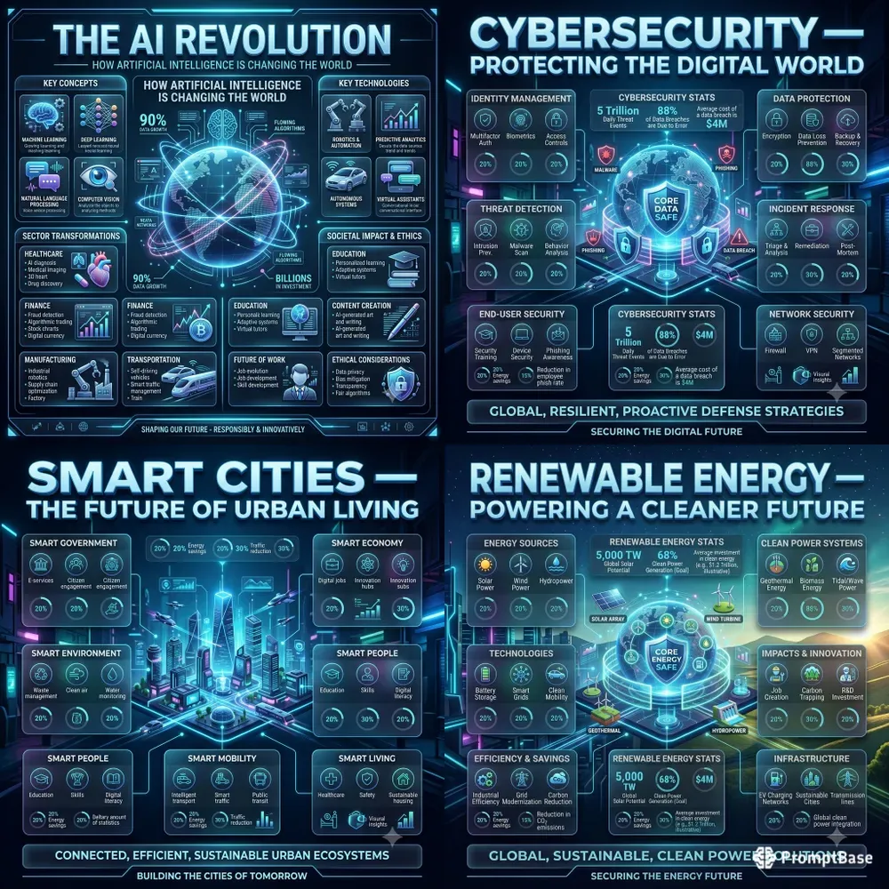 Futuristic Infographic Generator