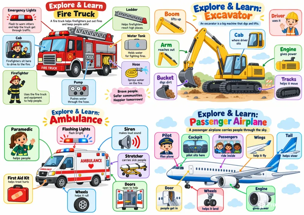 Kids Object Explorer Worksheets