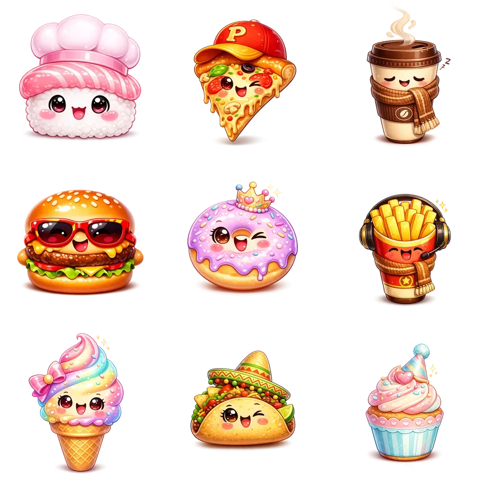 Kawaii Food Mascot Generator