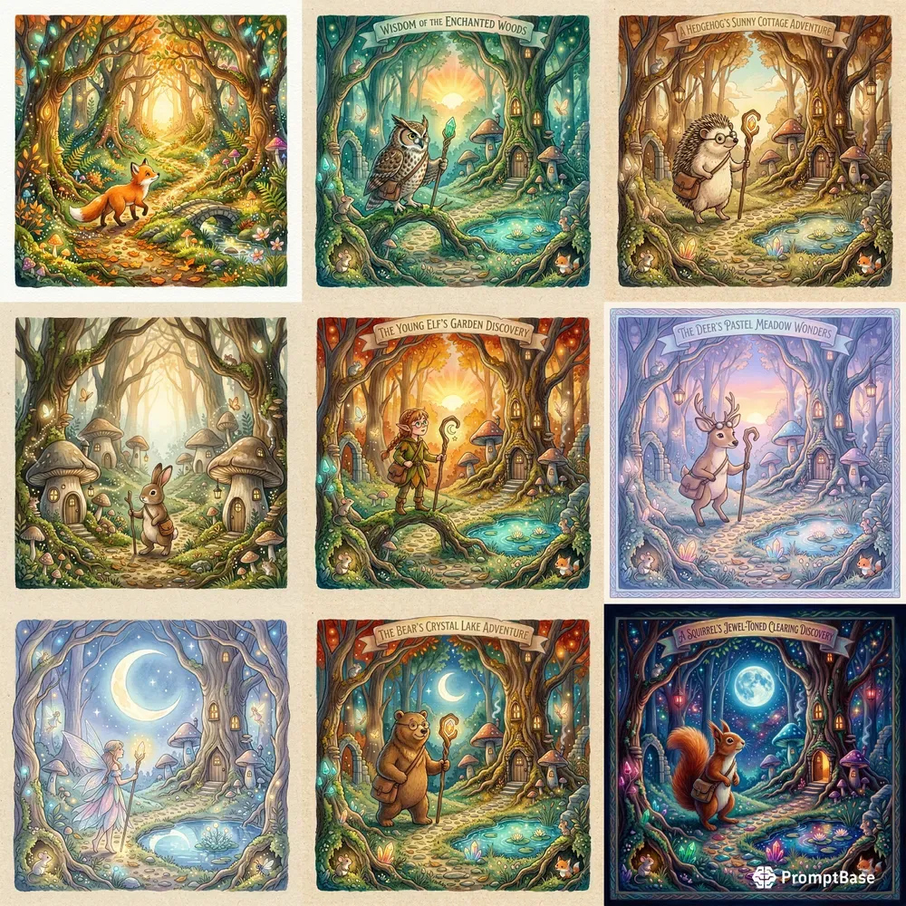Magical Forest Storybook Art Creators