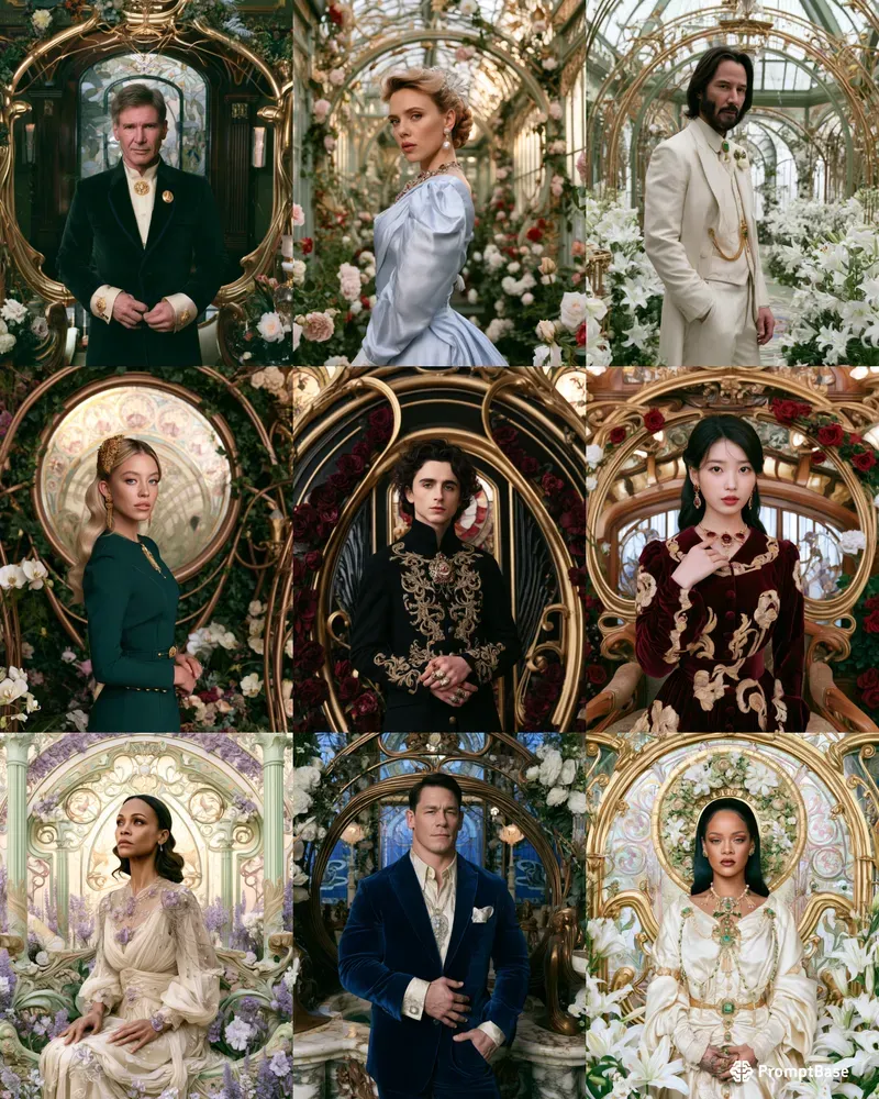 Your Photos As Art Nouveau Icons