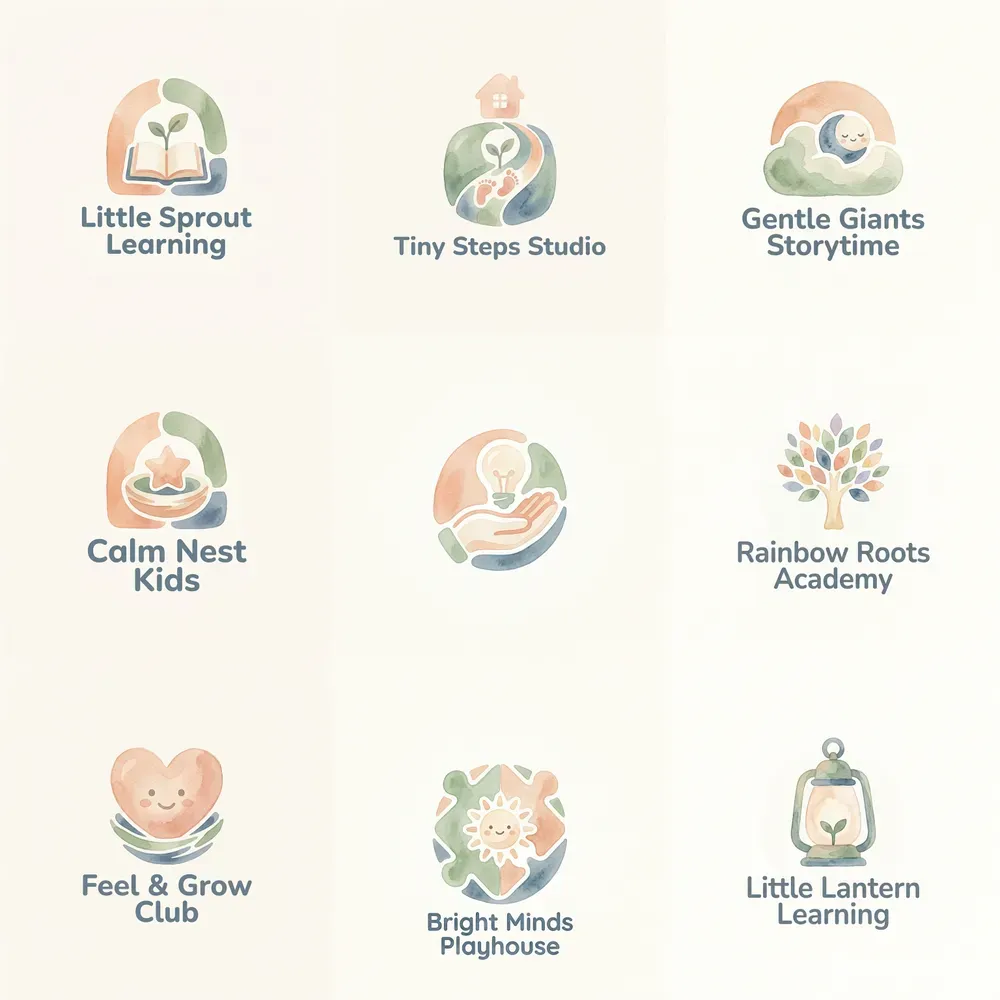 Kids Website Watercolor Style